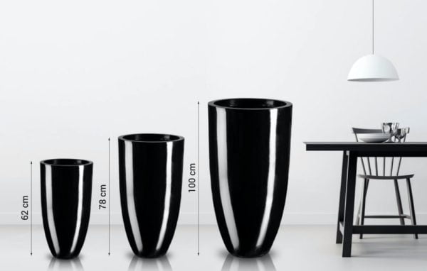 Donica czarna Fiberglass